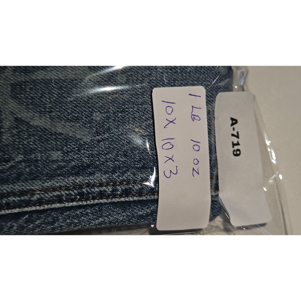 Baykan Denim Sample Ribbon Jeans 1 of a Kind Bow Pattern Coquette Y2K Balletcore - Picture 10 of 10